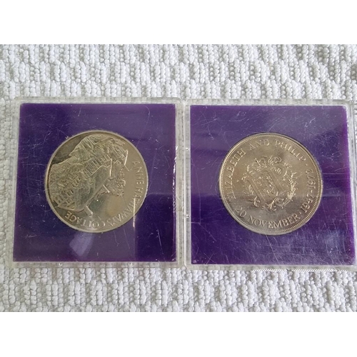 88 - Collection of 7 x Proof Coins; Isle of Man: 1978 Manx Cat One Crown, 1975 Twenty Five Pence, 1967 Ho... 