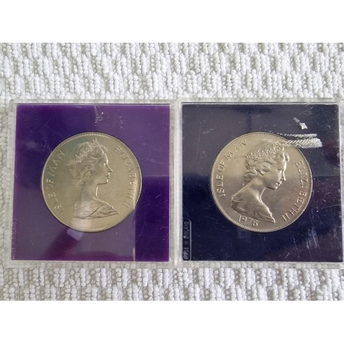 88 - Collection of 7 x Proof Coins; Isle of Man: 1978 Manx Cat One Crown, 1975 Twenty Five Pence, 1967 Ho... 
