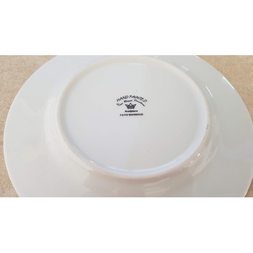 667 - Assorted Home Decor Decorative Tray, Porcelain Plate, and Others (x3)