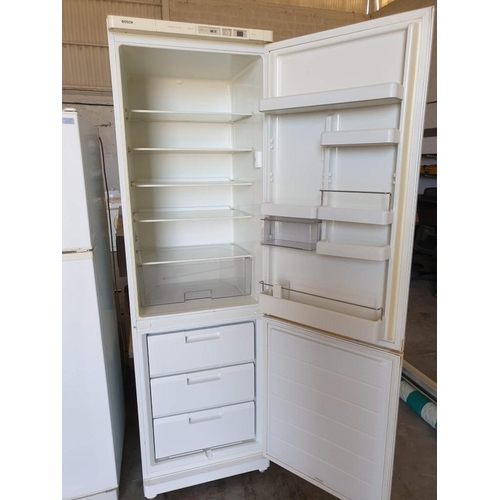 672 - Bosch Fridge Freezer, White Colour, (Model: KGE3501GB/01), (Approx. 60 x 60 x 195cm)