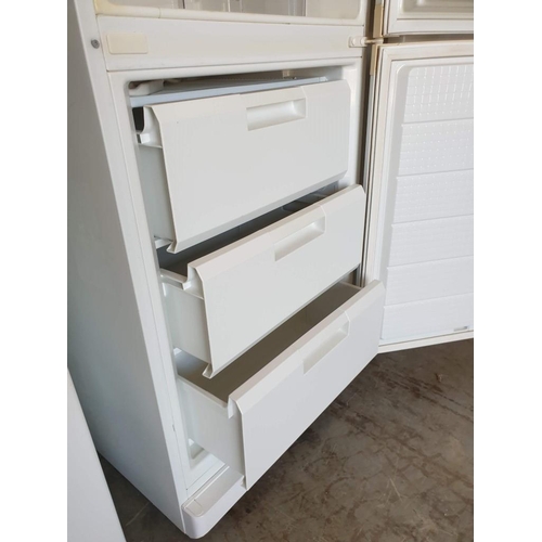 672 - Bosch Fridge Freezer, White Colour, (Model: KGE3501GB/01), (Approx. 60 x 60 x 195cm)