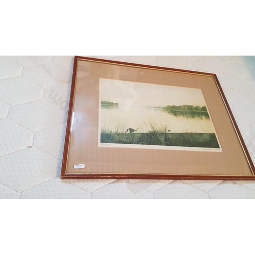 682 - Collection of 4 x Prints in Frame; Landscapes and Seascapes (Approx. 35 x 30, 55 x 43, 77 x 59 and 5... 