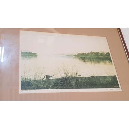 682 - Collection of 4 x Prints in Frame; Landscapes and Seascapes (Approx. 35 x 30, 55 x 43, 77 x 59 and 5... 