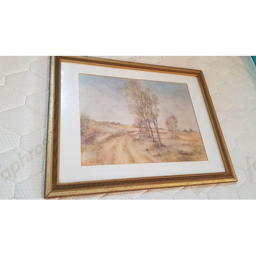 682 - Collection of 4 x Prints in Frame; Landscapes and Seascapes (Approx. 35 x 30, 55 x 43, 77 x 59 and 5... 