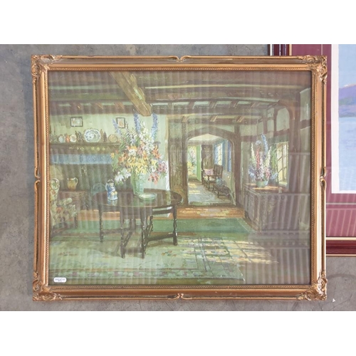 706 - Framed Watercolour Titled 