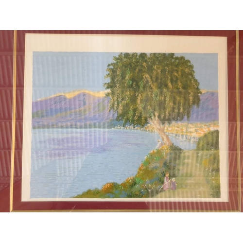 706 - Framed Watercolour Titled 