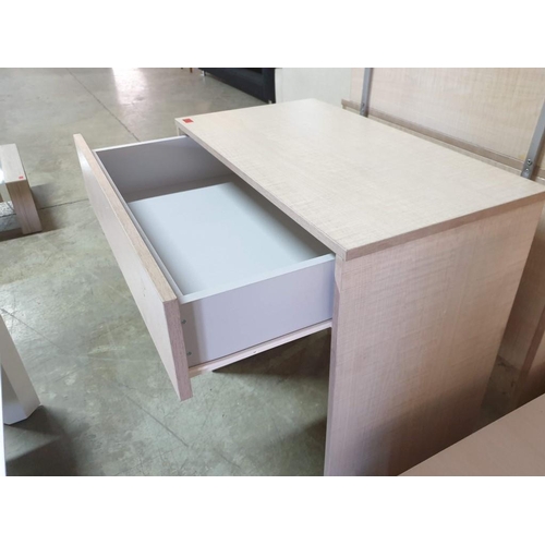 714 - Light Wood Effect Dressing Table with Drawer (Approx. 80 x 45 x 90cm)

(Unused: Furniture Shop Stock... 