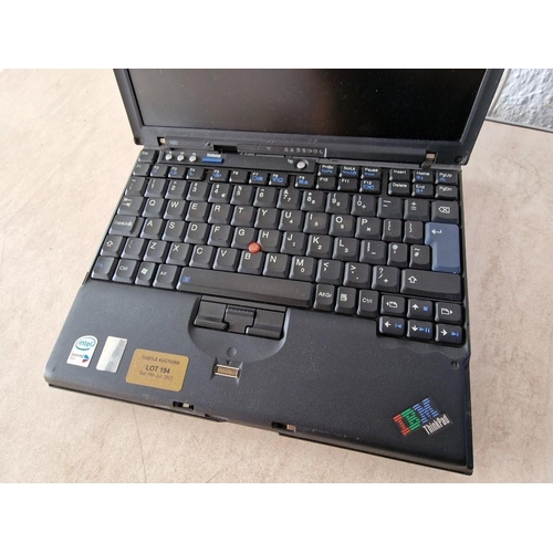 194 - IBM Thinkpad X60 with 'X6 Ultra Base', A/F, Untested, Possibly for Spares or Repair