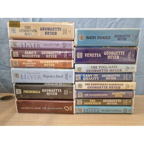 319 - Large Collection of Georgette Heyer Audio Books on Cassette