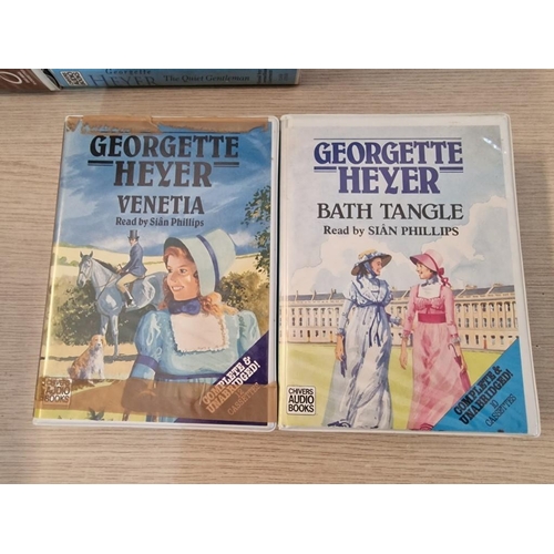 319 - Large Collection of Georgette Heyer Audio Books on Cassette