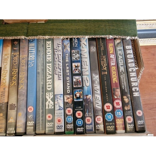 101 - Huge Qty of Assorted DVDs, (4 x Boxes); Including Box Sets, Movies, Comedies, Classics, TV Series, e... 