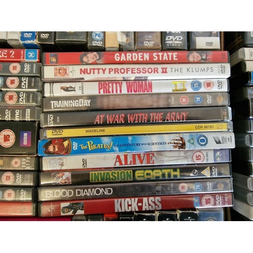 101 - Huge Qty of Assorted DVDs, (4 x Boxes); Including Box Sets, Movies, Comedies, Classics, TV Series, e... 