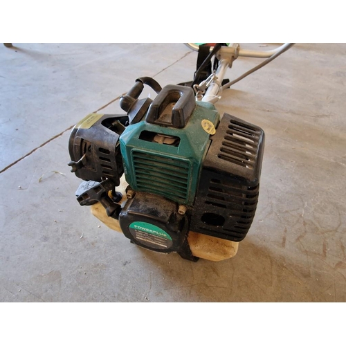 465 - PowerPlus Garden Petrol Grass Strimmer / Brush Cutter, Model: POW60476