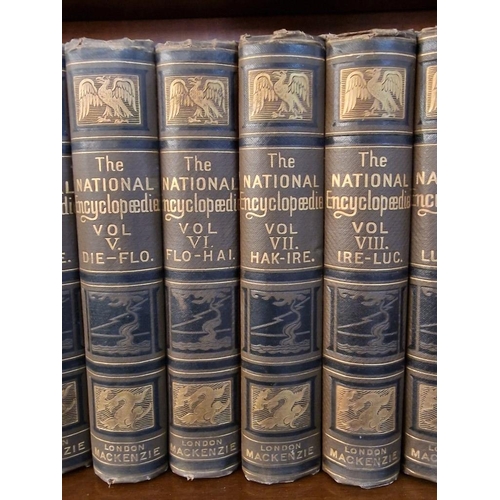 201 - 14 x Volumes of 'The National Encyclopedia', Together with 3 x Volumes of 'Harmsworth Natural Histor... 