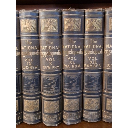 201 - 14 x Volumes of 'The National Encyclopedia', Together with 3 x Volumes of 'Harmsworth Natural Histor... 