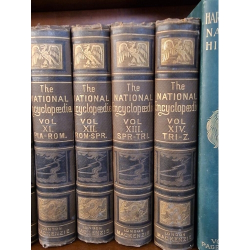 201 - 14 x Volumes of 'The National Encyclopedia', Together with 3 x Volumes of 'Harmsworth Natural Histor... 