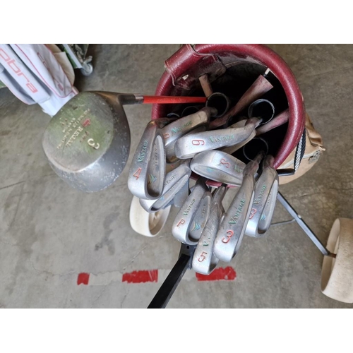 469 - Set of Golf Clubs with Bag and Trolley