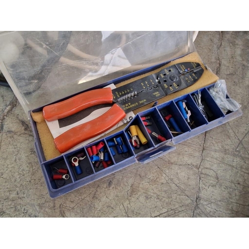 474 - Large Qty of Assorted Tools; Blue Metal Cantilever Tools Box with Contents, Socket Sets, Angle Grind... 