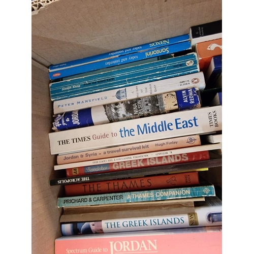 488 - Box of Books, Mostly Travel Related