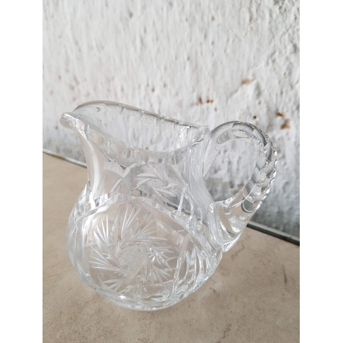 333 - Sugar Bowl and Cream Jug Crystal