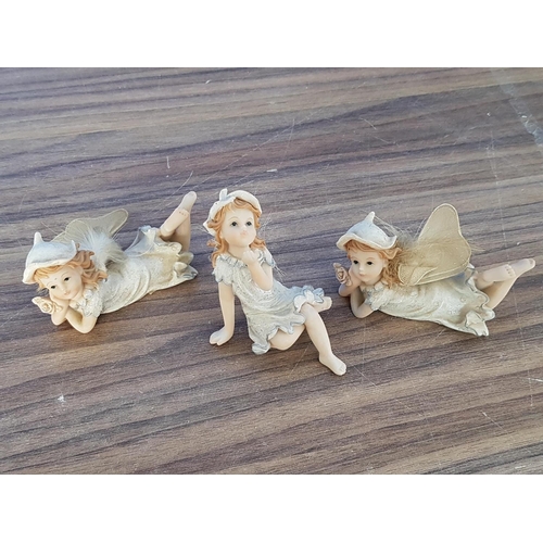 441 - 8 x Fairy Figurines (Resin)