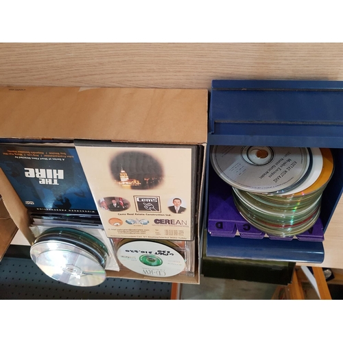 451 - Collection of CD's with Music from All Over the World and Various Accessories (2 x Boxes)