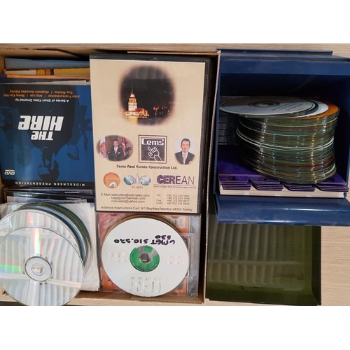 451 - Collection of CD's with Music from All Over the World and Various Accessories (2 x Boxes)