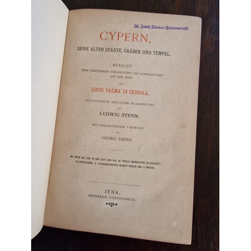 206 - Collection of Seven Antique Books on Greek and Cypriot Culture and History; 'Historic Cyprus, Rupert... 