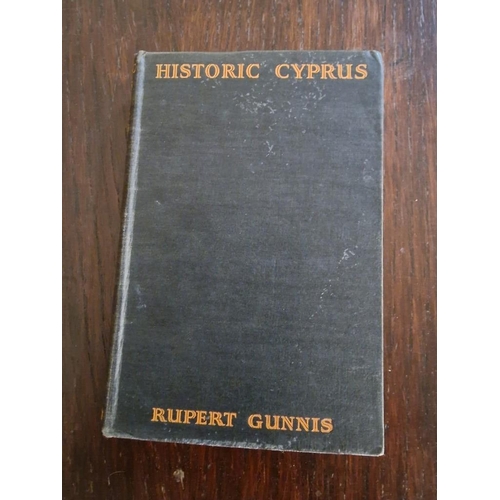 206 - Collection of Seven Antique Books on Greek and Cypriot Culture and History; 'Historic Cyprus, Rupert... 