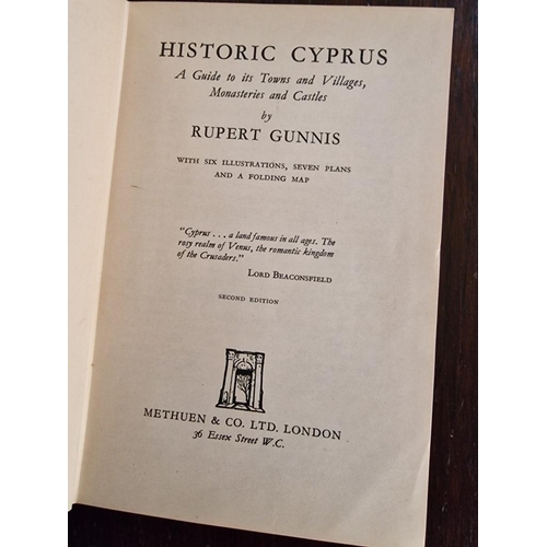 206 - Collection of Seven Antique Books on Greek and Cypriot Culture and History; 'Historic Cyprus, Rupert... 