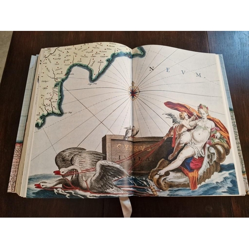 214 - Large Coffee Table Hardback Book, 'Atlas Maior of 1665' by Joan Blaeu, in English, German and French