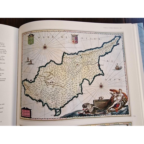 214 - Large Coffee Table Hardback Book, 'Atlas Maior of 1665' by Joan Blaeu, in English, German and French