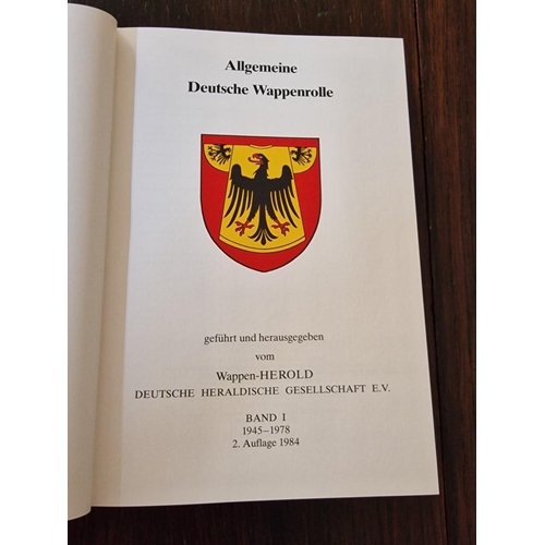 216 - 15 x Volumes of The German Coat of Arms Roll, from 1945 to 2001 (In German)