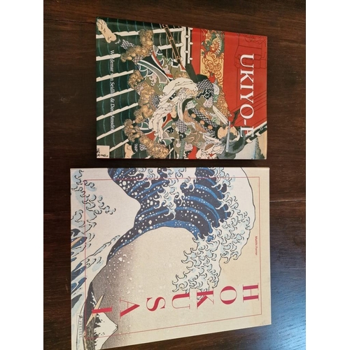 218 - 6 x Books on Japanese Art and Culture, Hiroshige, Hokusai, Ukiyo-e etc. (One in German), (Largest Bo... 