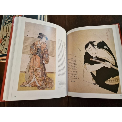 218 - 6 x Books on Japanese Art and Culture, Hiroshige, Hokusai, Ukiyo-e etc. (One in German), (Largest Bo... 