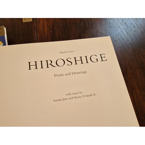 218 - 6 x Books on Japanese Art and Culture, Hiroshige, Hokusai, Ukiyo-e etc. (One in German), (Largest Bo... 