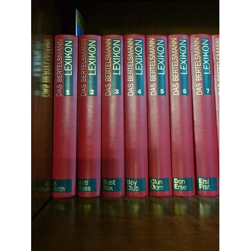 220 - 24 x Volumes of The Bertelsmann German Lexicon (In German)