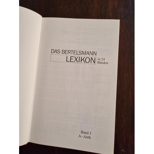 220 - 24 x Volumes of The Bertelsmann German Lexicon (In German)