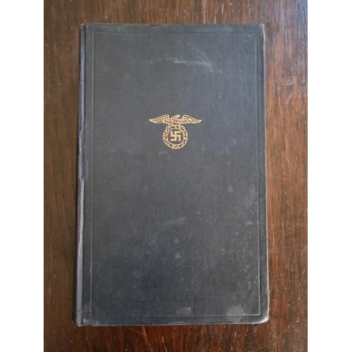 227 - Two Antique Third Reich Books: A 1943 Edition of 'Mein Kampf' by Adolf Hitler, Together with a 1939 ... 