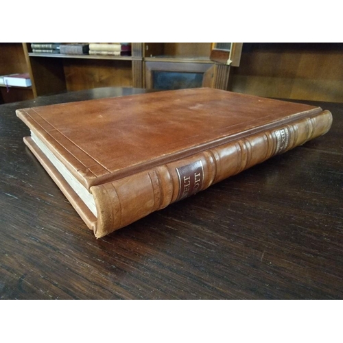 230A - Large Antique Leather Bound Book: 'Details of the Missions Established by Jesuit Priests in the East... 