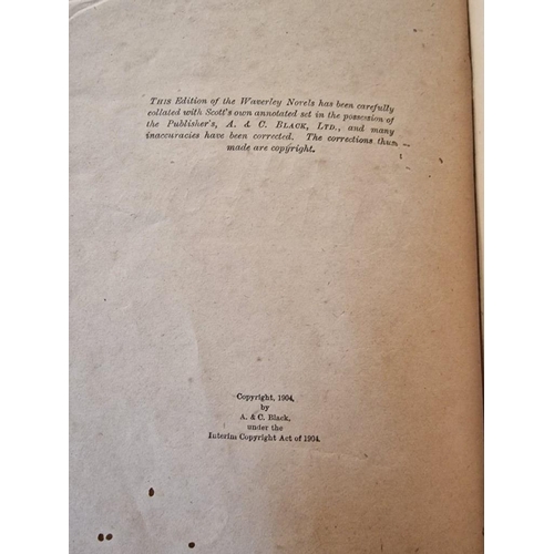 230B - Two Antique Books of Walter Scott: 'Rob Roy' & 'The Fair Maid of Perth', both 1904