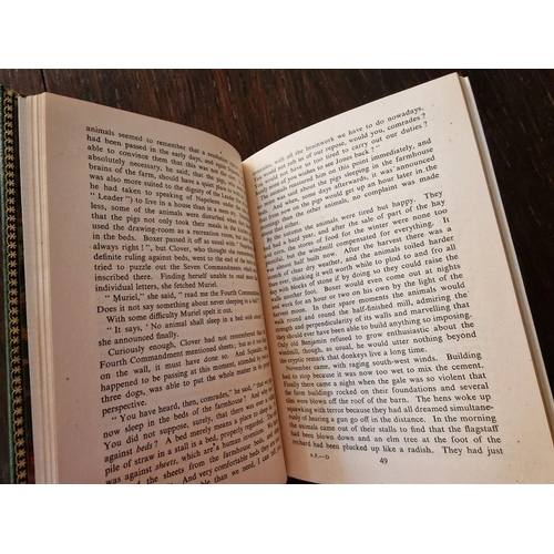 245 - UK First Edition Leather Bound Book 'Animal Farm, A Fairy Story' by George Orwell. Published by Seck... 