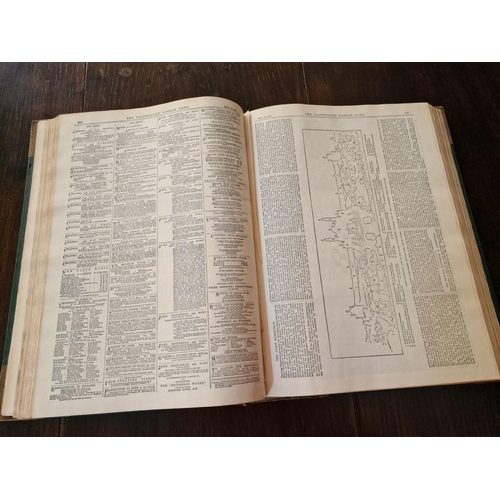 245B - Large Leather Bound Book: 'The Illustrated London News, Vol. LXXIII, July to December 1878', (Approx... 