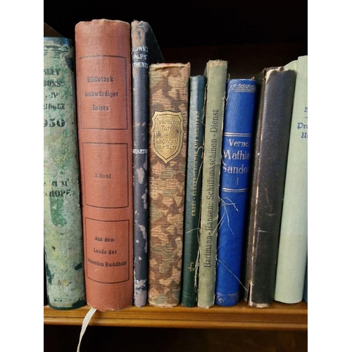 247 - Collection of 14 x Antique Books (see multiple photos for titles & authors, mostly in German