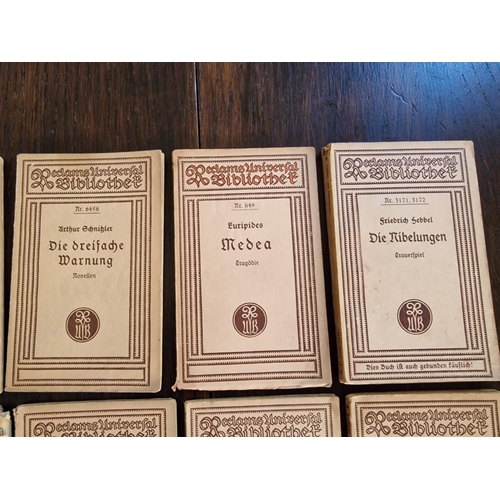 251A - Collection of 18 x German, 1860s, Paperback Plays, Dramas, Tragedies, Comedies etc.