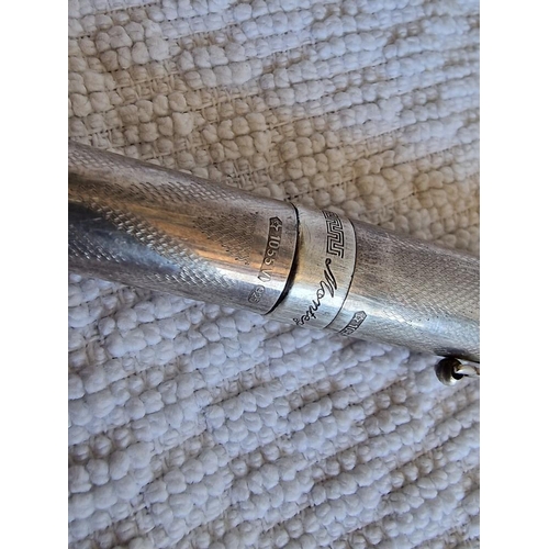 356 - Montegrappa 1055 VI .925 Sterling Silver Fountain Pen (Italy EF750)