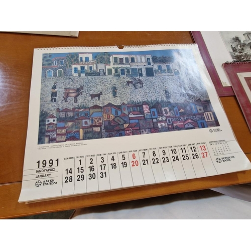 93 - Collection of Wall Calendars; 3 x 'Wings' by Michael Turner (2000, 2001 & 2002) with RAF & Aircraft ... 