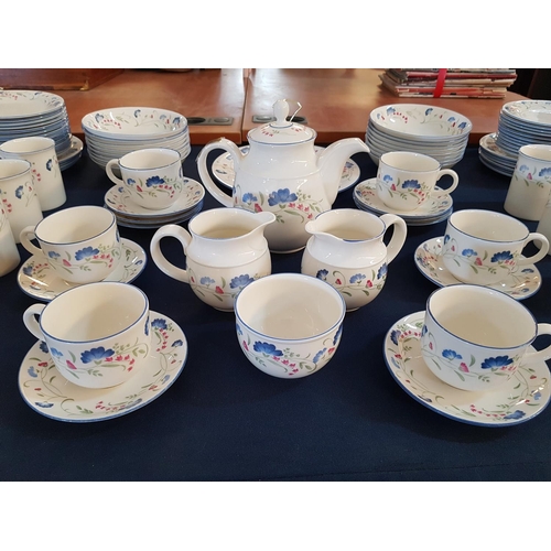 19 - Royal Doulton Expressions English Chine Windermere Breakfast / Dinner / Tea Set (Approx 100pcs)