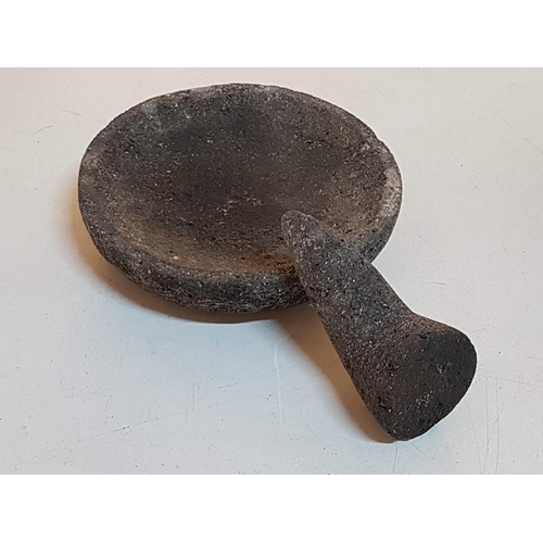 268 - Hand Made Stone Pestle and Mortar