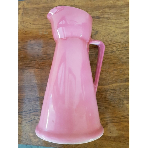 269 - Royal Doulton Antique Pink Porcelain Large Pitcher (H:35cm) Circa 1901-1922